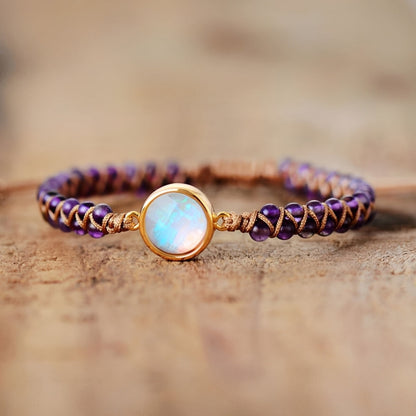 Pulsera de perlas ajustable para damas