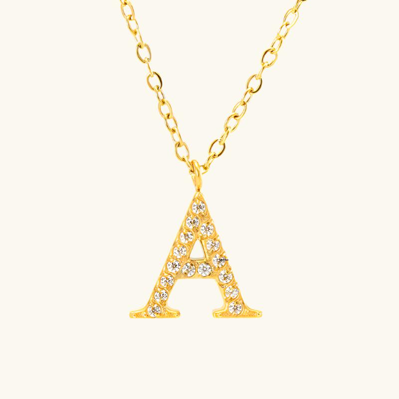 Flora – Collar Letra Fina y Elegante