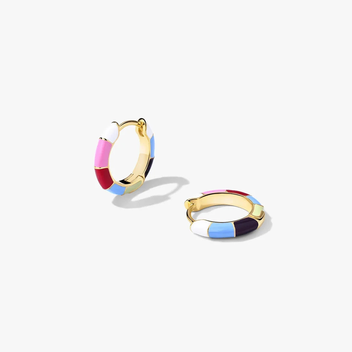 Aretes segmentados para mujer
