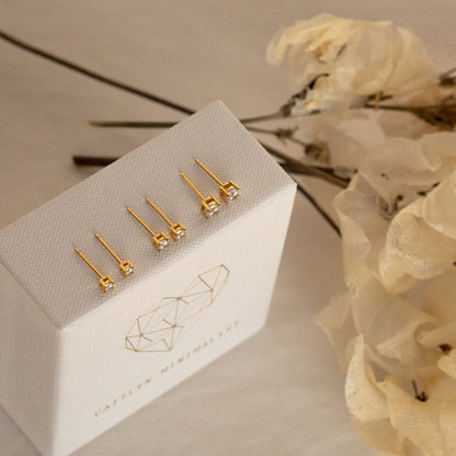 Booker – Conjunto de Pendientes de Diamante