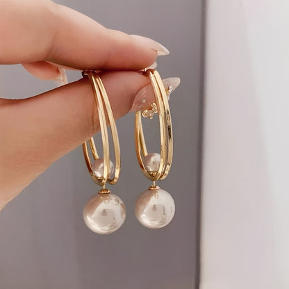 Mariz – Pendientes Vintage con Perlas Retro