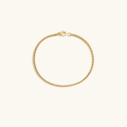 Victoria - Pulsera de cadena dorada