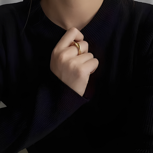 Amaya – Bague Doble Anillo Elegante