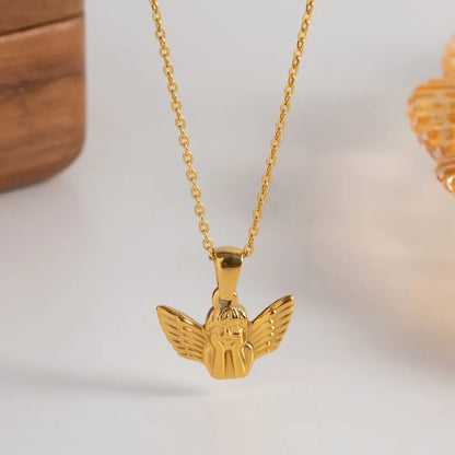 Angelica – Collar Dorado Elegante