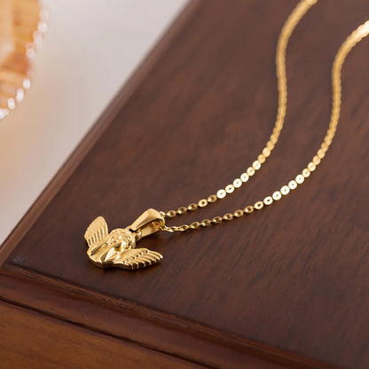 Angelica – Collar Dorado Elegante