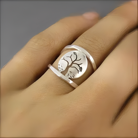 Sylva – Anillo Árbol de la Vida en Plata