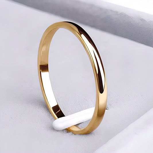 Jasmine – Anillo Clásico en Oro y Plata