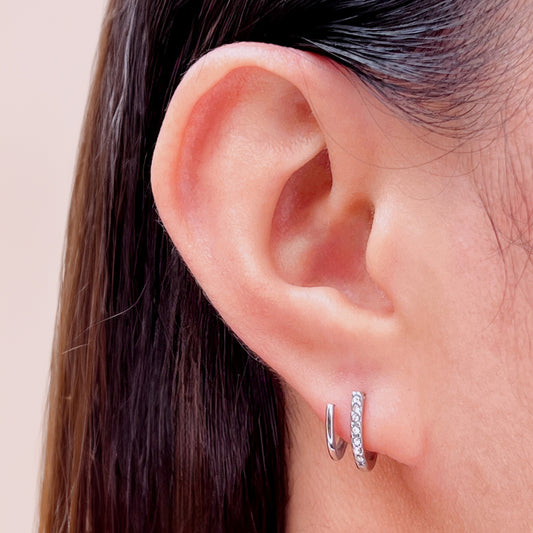 Elena – Pendientes Stud con Zirconia Elegantes