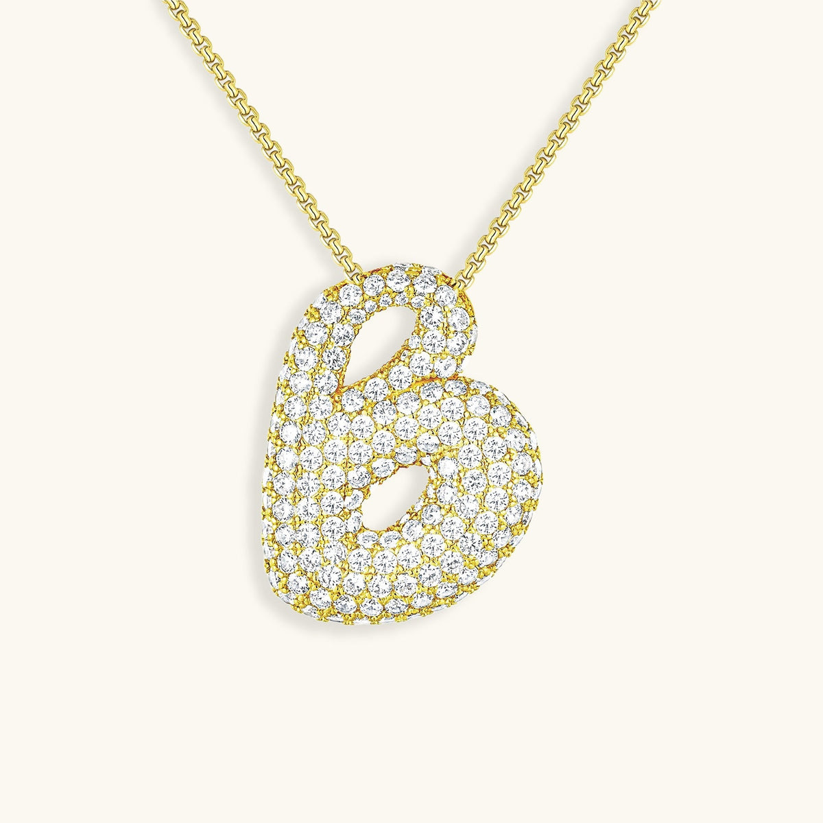 Collar con Iniciales - Diseño Burbuja