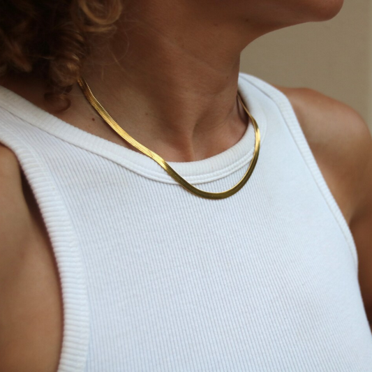 dena de serpiente - Collar de espiga con colgante