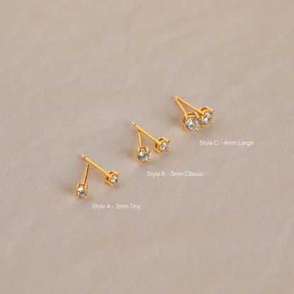 Booker – Conjunto de Pendientes de Diamante