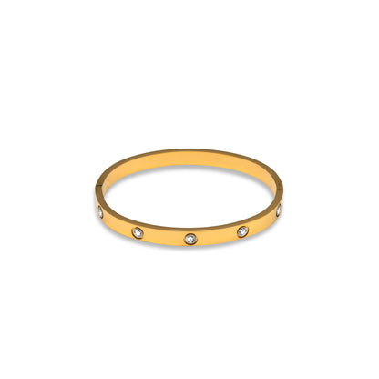 Elvie – Pulsera Brillante con Diseño Dividido