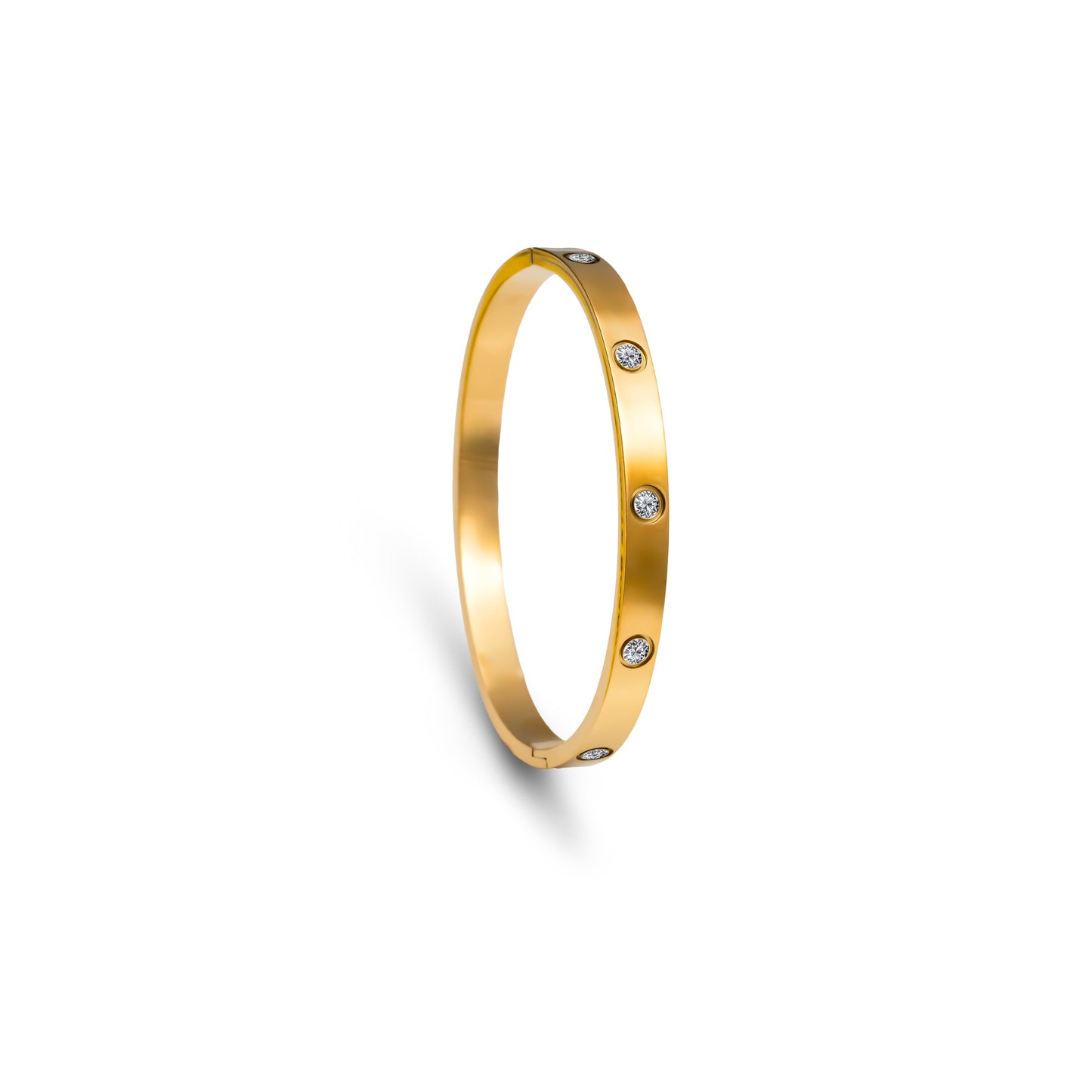 Elvie – Pulsera Brillante con Diseño Dividido