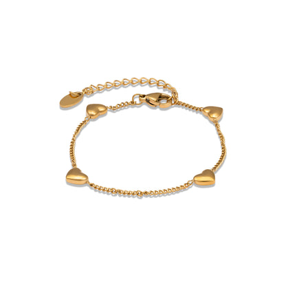 Kira – Pulsera Corazones Encantados