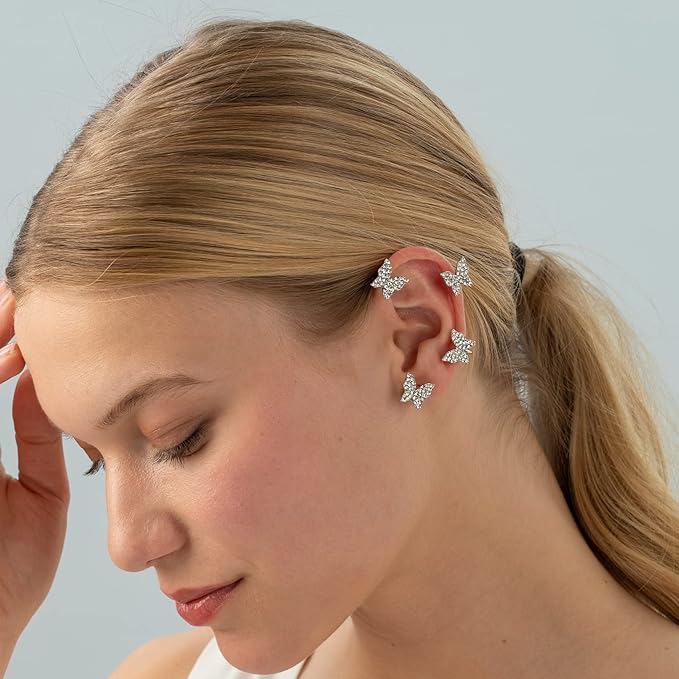 Freya – Pendientes Mariposa Elegantes