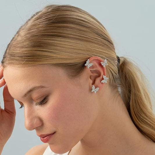 Freya – Pendientes Mariposa Elegantes