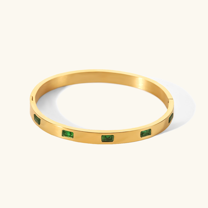 Elizabeth – Pulsera Esmeralda Elegante