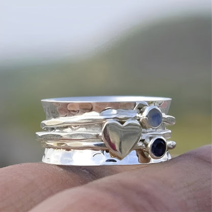 Mina – Anillo Giratorio con Corazón