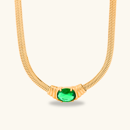 Ezra – Collar Cairo Dorado Minimalista