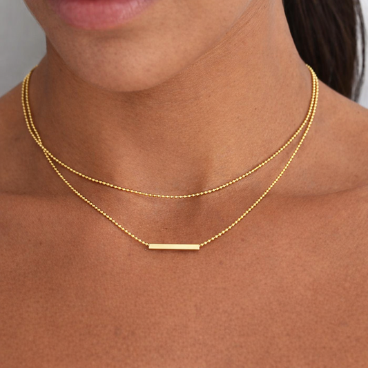 Vickie – Collar Minimalista en Capas con Estilo Chic