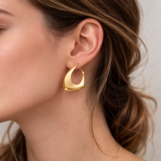 Madison – Pendientes Aro Statement Elegantes