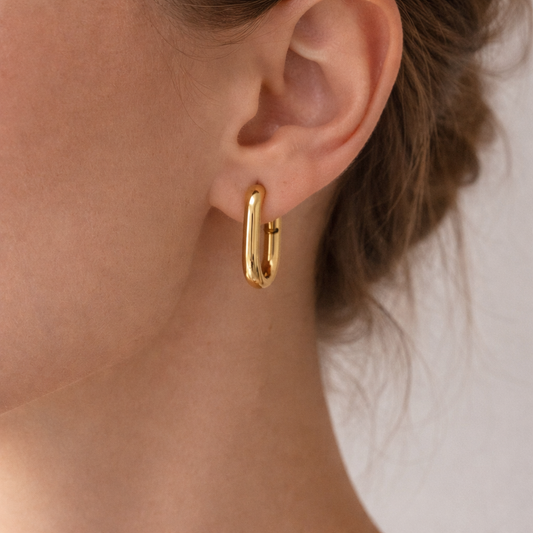 Camila – Pendientes Aro Curvo Chic