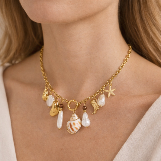 Pia – Collar Chic con Perla Irregular