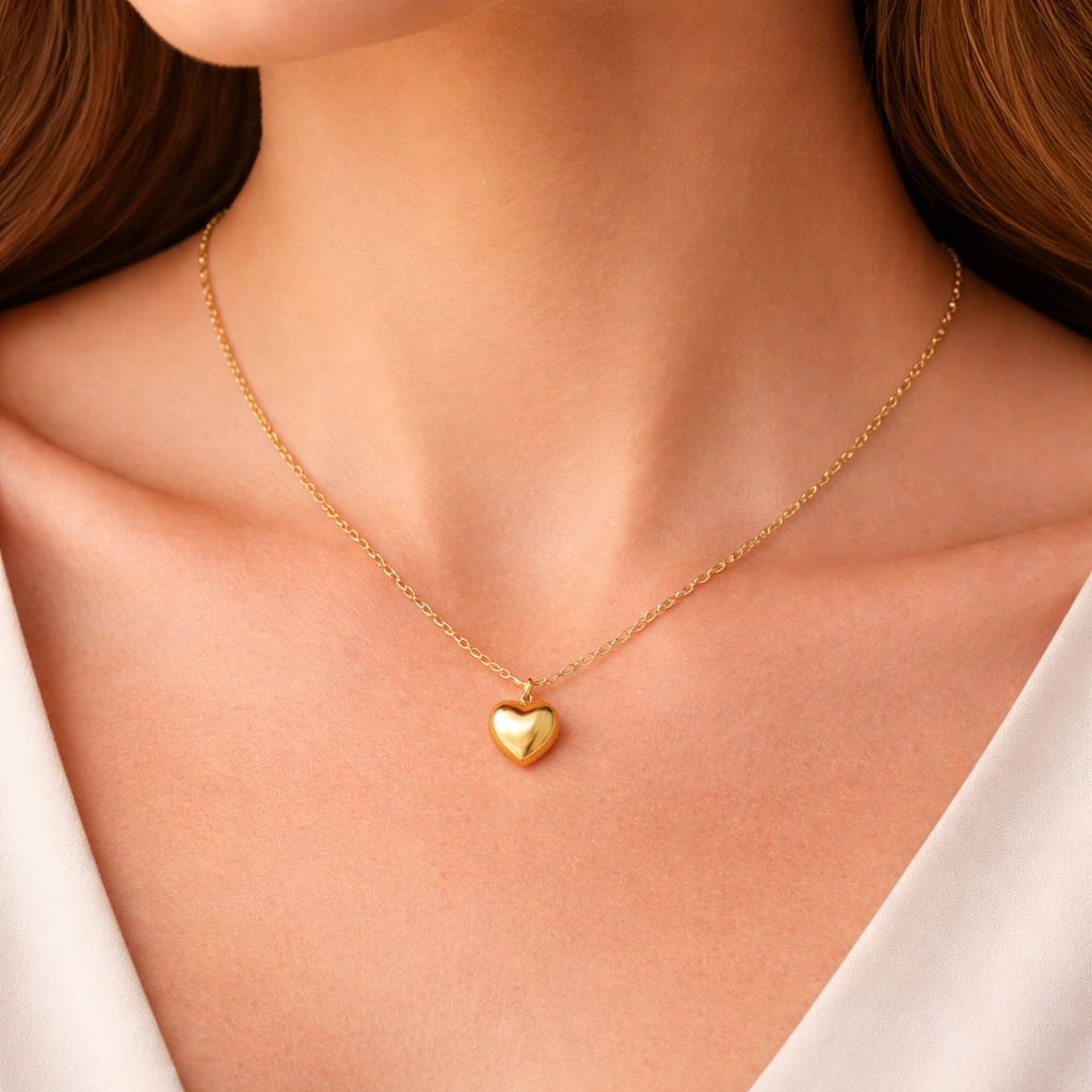 Diana – Collar Corazón Elegante con Diseño Chic
