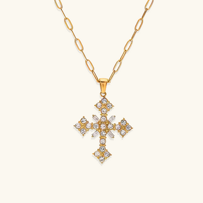 Divina – Collar Cruz Elegante