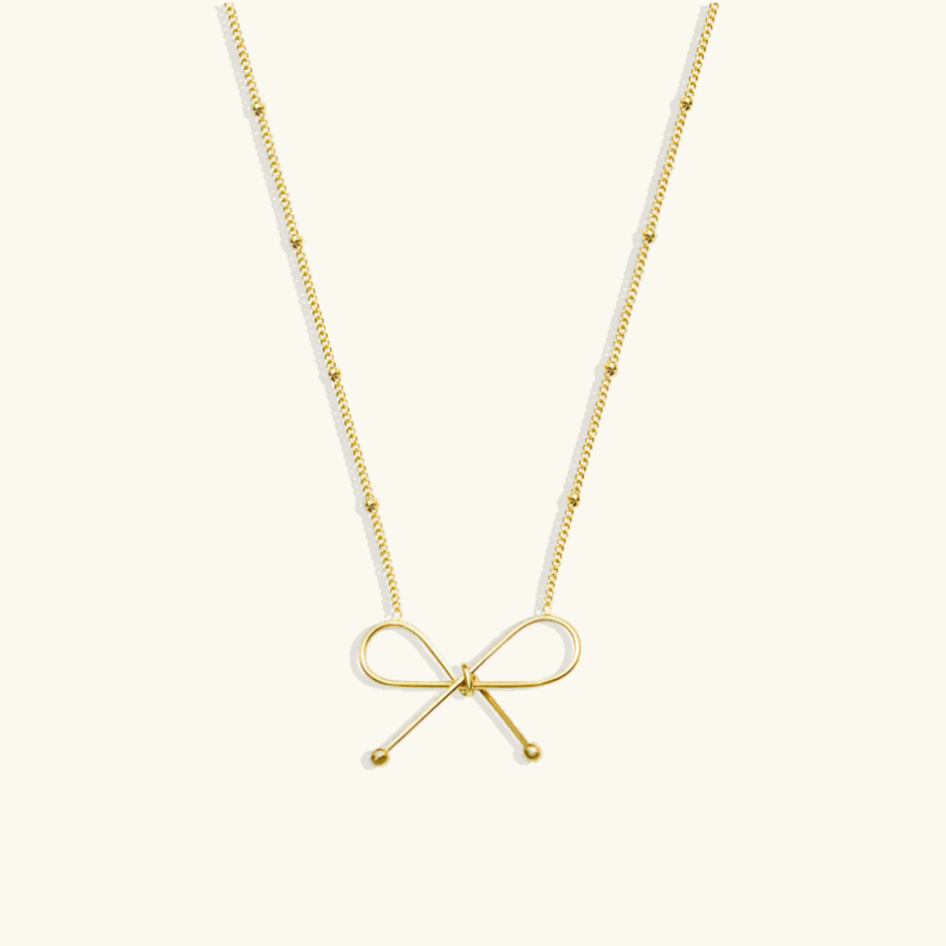 Fendi – Collar Nudo Fino y Delicado