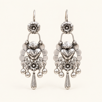 Pendientes de Candelabro para Mujeres con Diseño Floral
