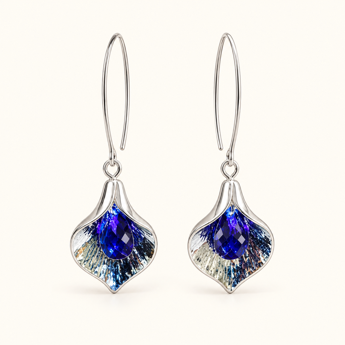 Pendientes de Mujer con Acentos de Piedra Decorativos