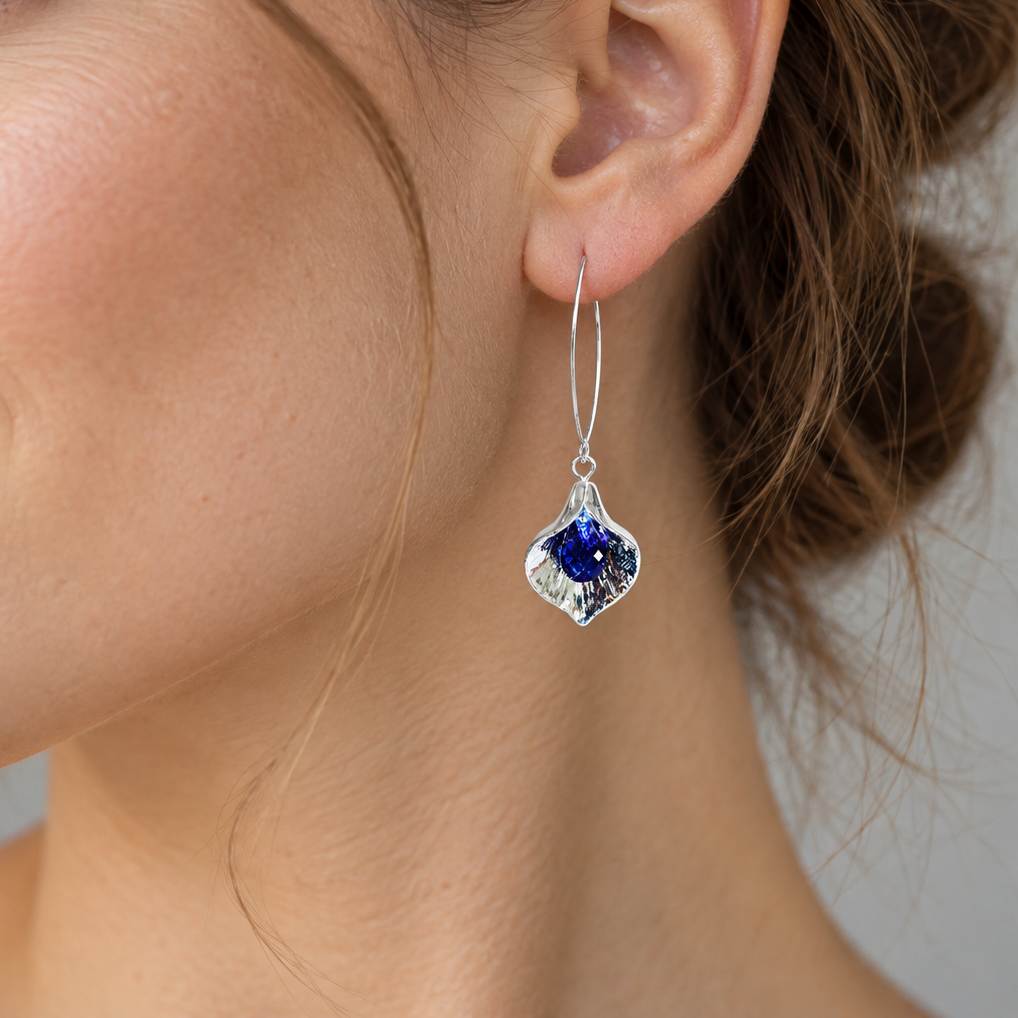 Pendientes de Mujer con Acentos de Piedra Decorativos