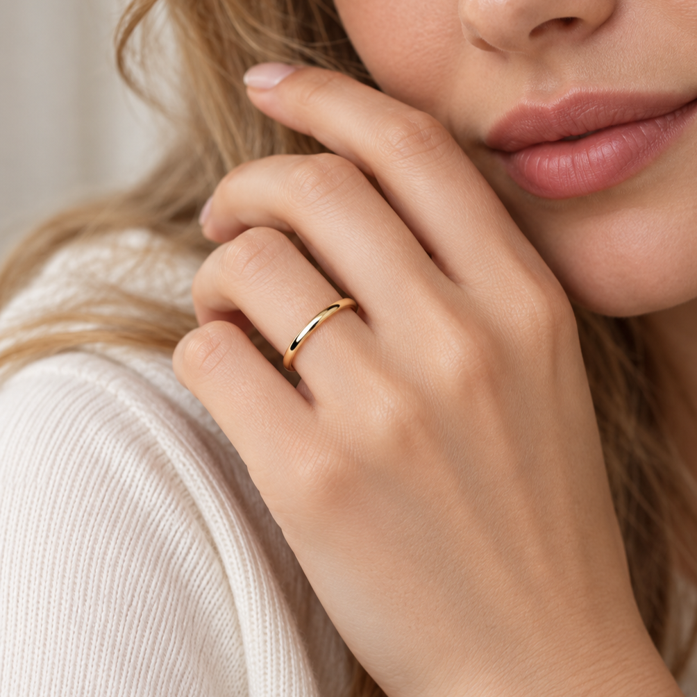 Anillo para Mujeres con Diseño Sencillo