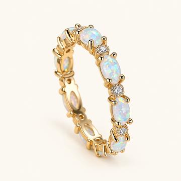 Anillo de Eternidad para Dama con Incrustación de Piedras