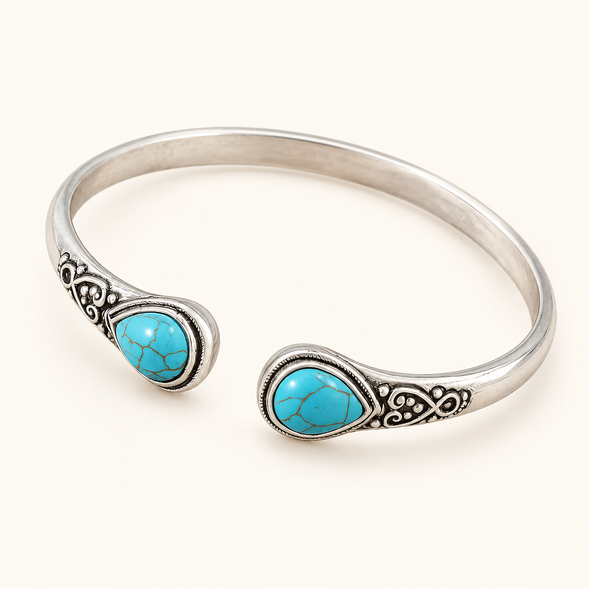 Pulsera Boho Ajustable para Damas con Detalles de Piedra Decorativos