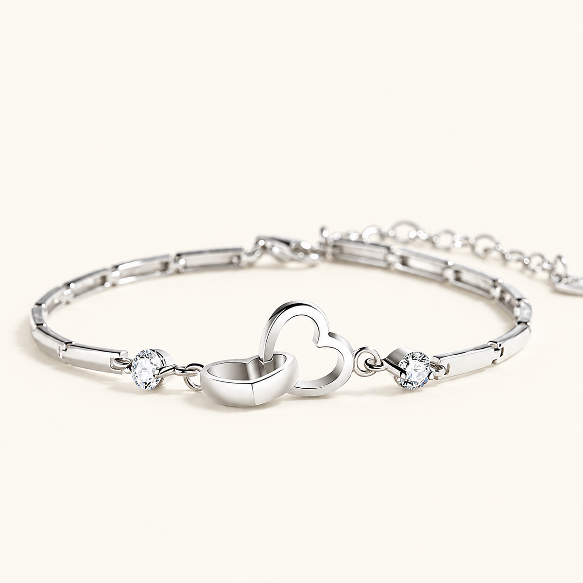 Pulsera Corazón Ajustable para Damas