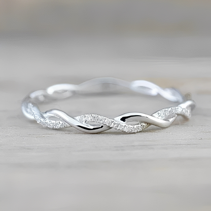 Adrien – Anillo Torcido Plata & Oro