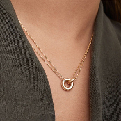 Airi – Collar Anillos Entrelazados