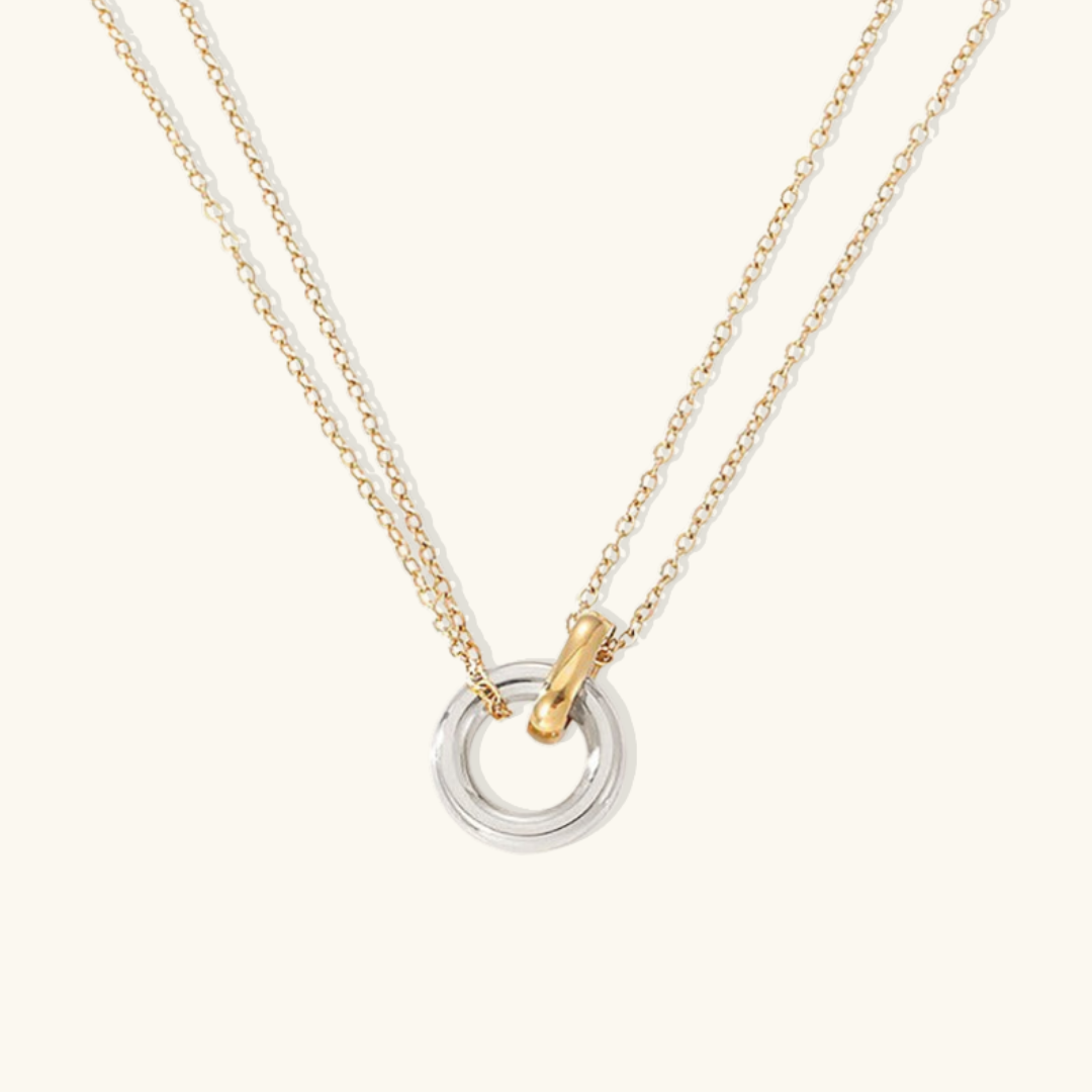 Airi – Collar Anillos Entrelazados