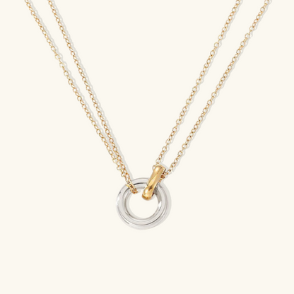 Airi – Collar Anillos Entrelazados