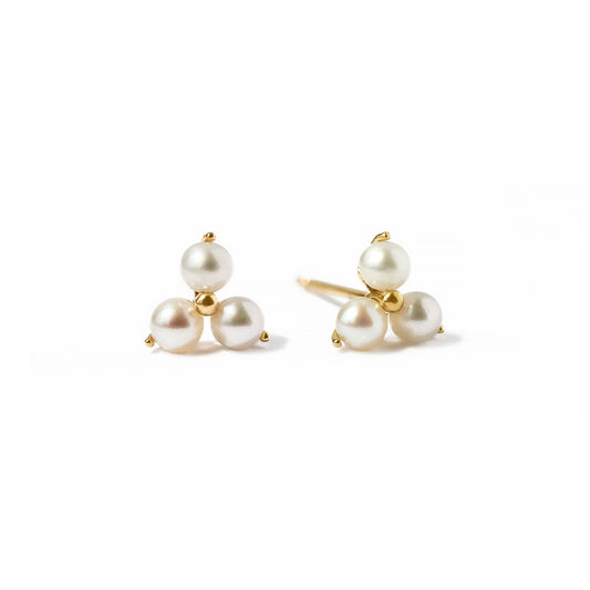 Isabella - Pendientes de perlas Trinity