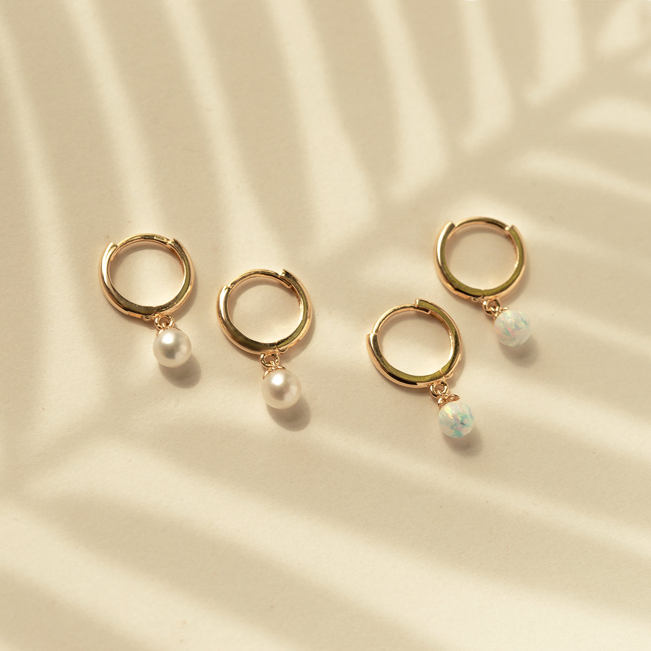 Ling - Aros pequeños con perla