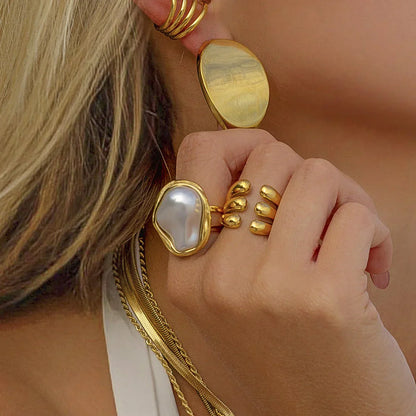 Sayaka – Bague Perla de Luna