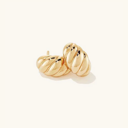 Ellie – Pendientes Croissant Dorado