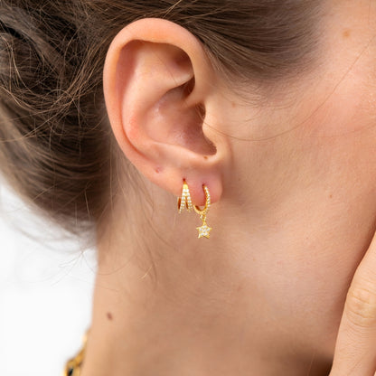 Miley – Pendientes Huggie Ilusión