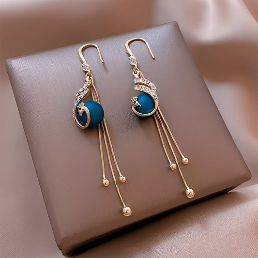 Sheynn – Pendientes de Fiesta con Perlas Azules
