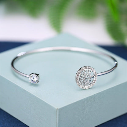 Sonya – Pulsera Ajustable Árbol de la Vida Dorado