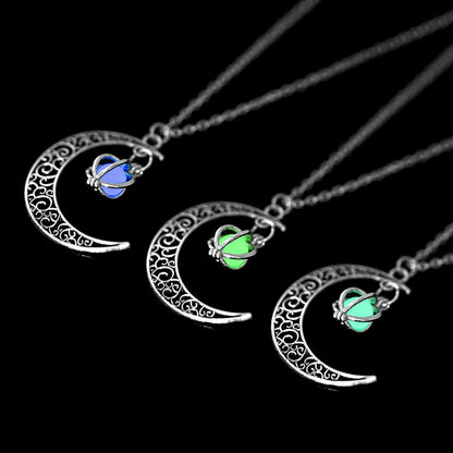 Luna Radiante - Collar de Sanación con Piedras