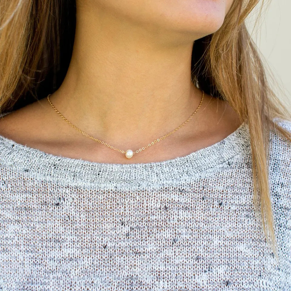 Marianne - Collar de perlas de agua dulce
